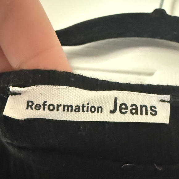 Reformation Jeans Black Sleeveless Dress - size small - Picture 3 of 3
